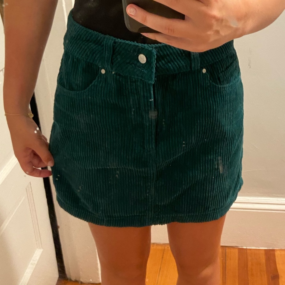 Pacsun velvet skirt